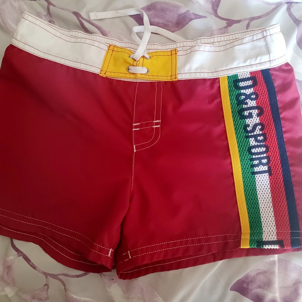 Dolce and Gabbana boys swim trunks